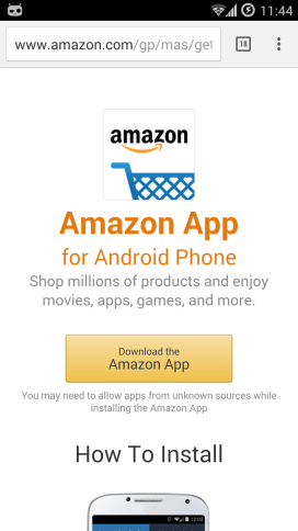 amazon shopping app